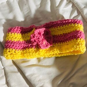 HANDMADE Colorful Knit Headband/Warmer, see measurements